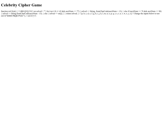CelebrityCipher screenshot