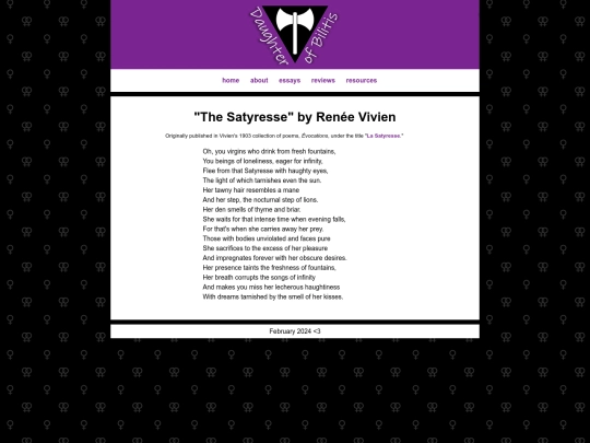 essays/satyresse screenshot