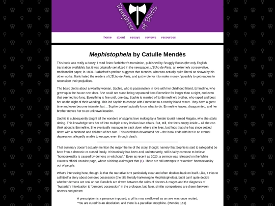reviews/mephistophela screenshot