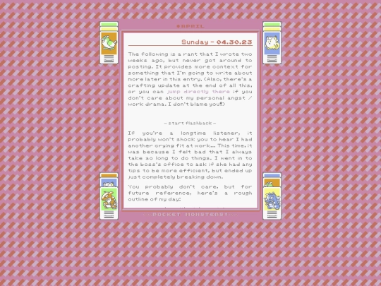 secrets/journals/april/april screenshot