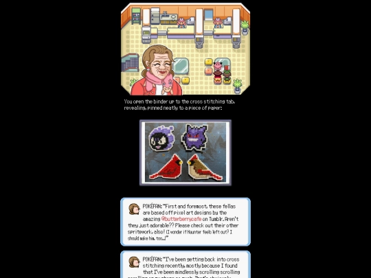 secrets/pokemon/crafts/crossstitch screenshot