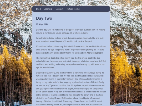 blog/posts/2024-05-07-Day-Two screenshot