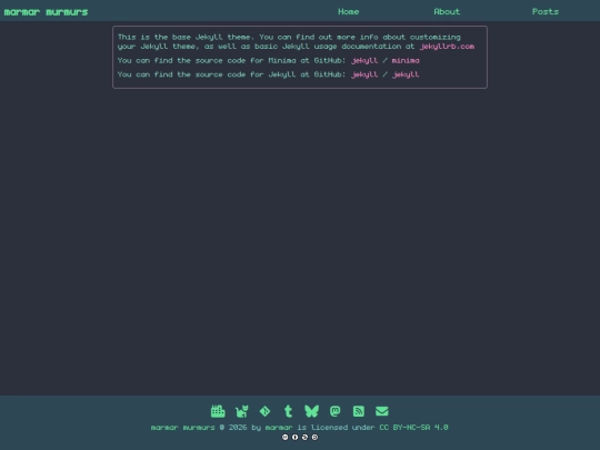 blog/about screenshot