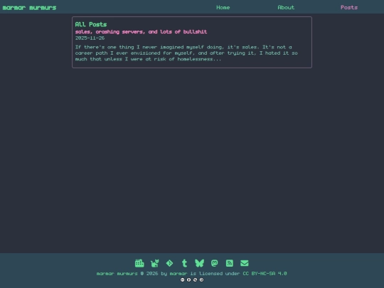 blog/posts screenshot