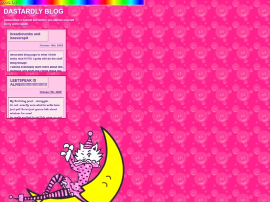 blog screenshot