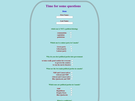 form screenshot