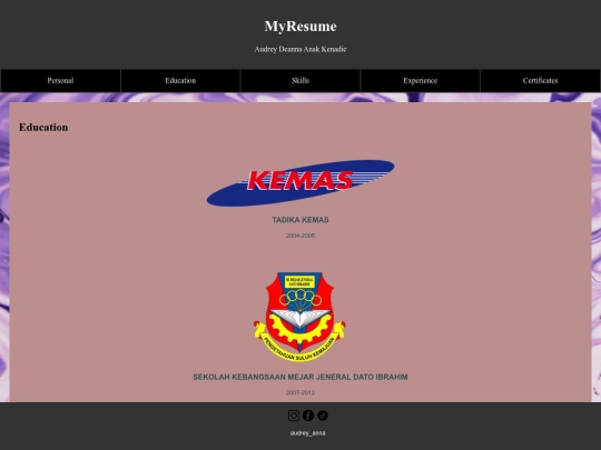 education screenshot
