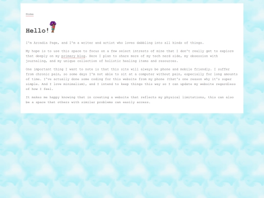 aboutme screenshot