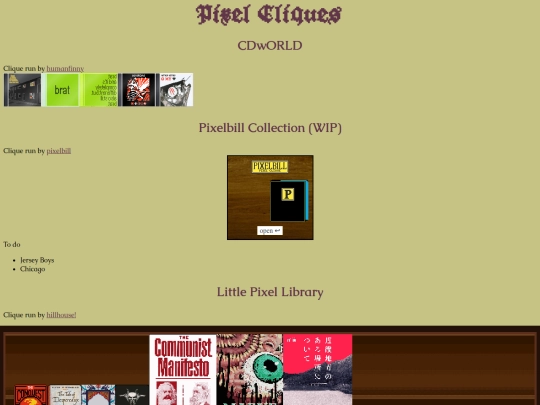 cliques screenshot