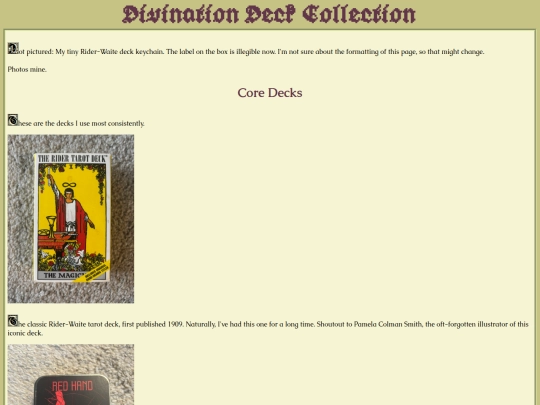 collections/decks screenshot