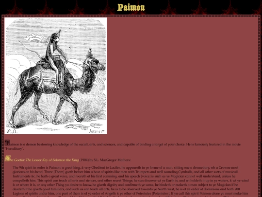 demonolatry/paimon screenshot