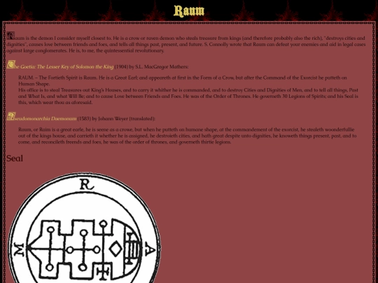 demonolatry/raum screenshot