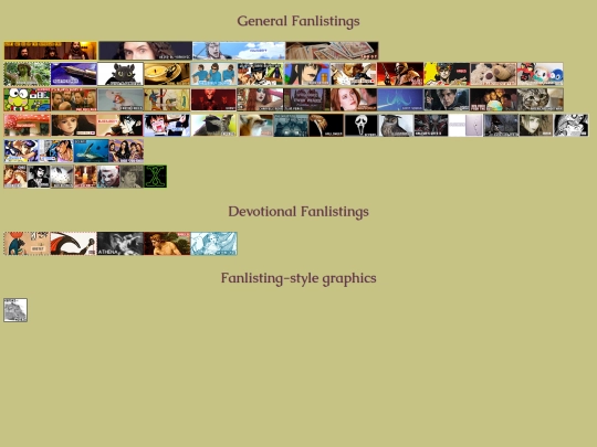 fanlistings screenshot