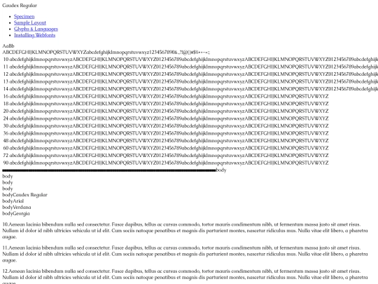 fonts/caudex/caudex-regular-demo screenshot