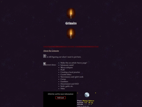 grimoire screenshot