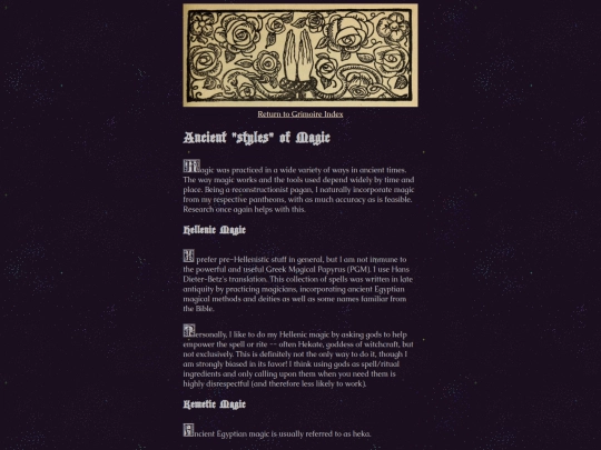 grimoire/writing/ancientstyles screenshot