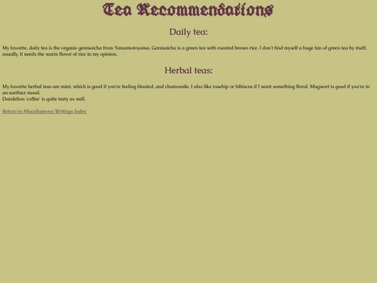 misc/tea screenshot