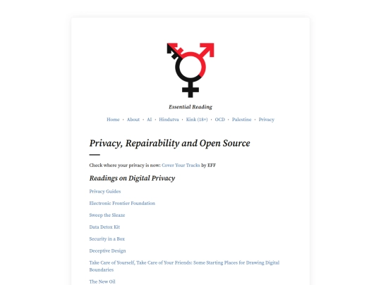 reading/privacy screenshot