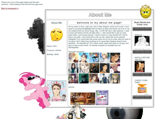 aboutme screenshot