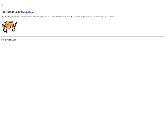book/westing screenshot