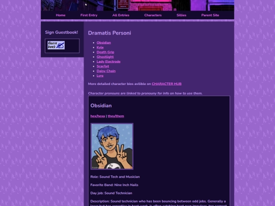 chars screenshot
