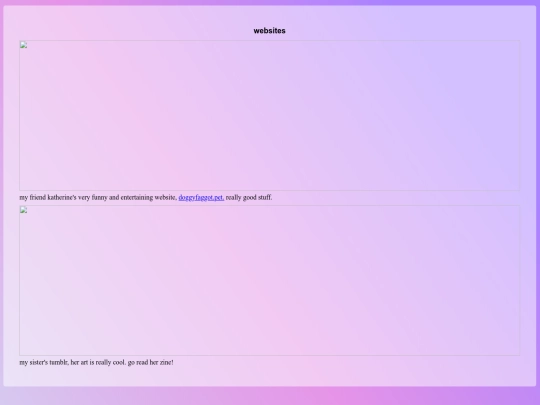 sites screenshot