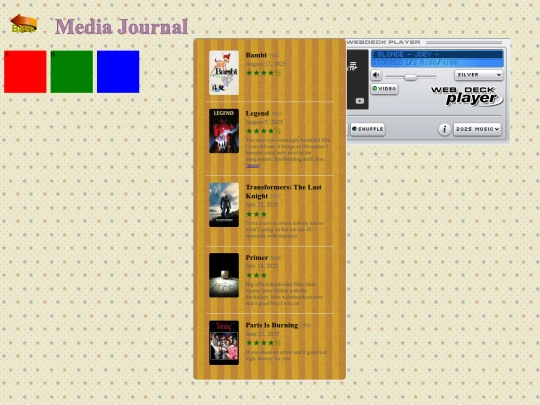 media/media screenshot
