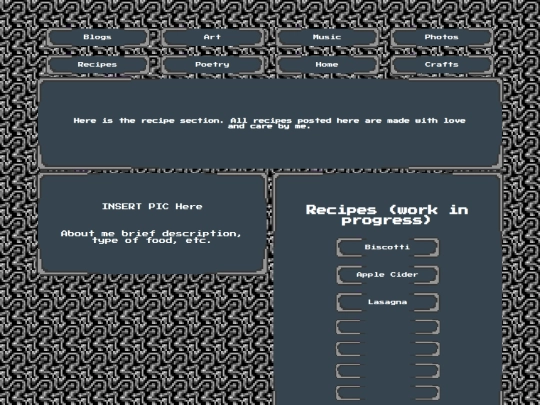 Recipes screenshot