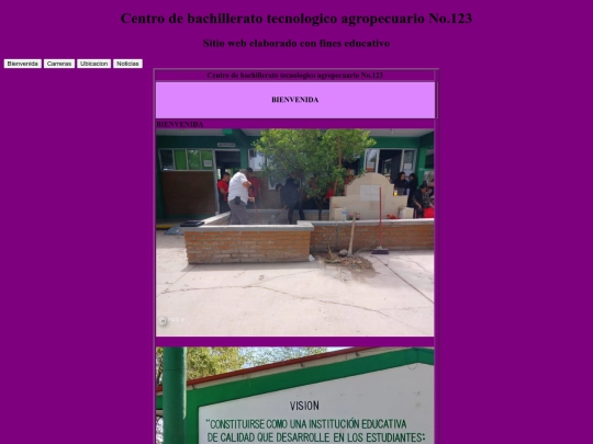 centro de bachillerato tecnologico agropecuario screenshot