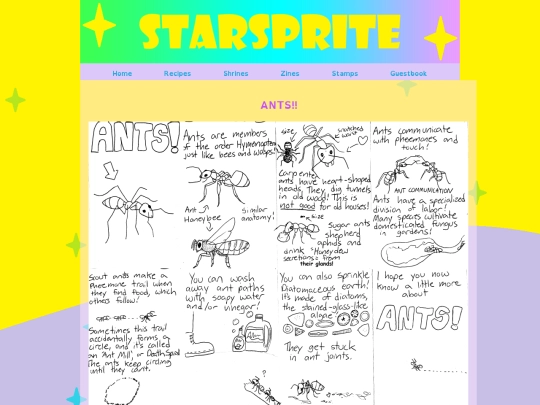 Zines/ANTS screenshot