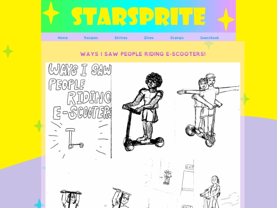 Zines/escooter screenshot