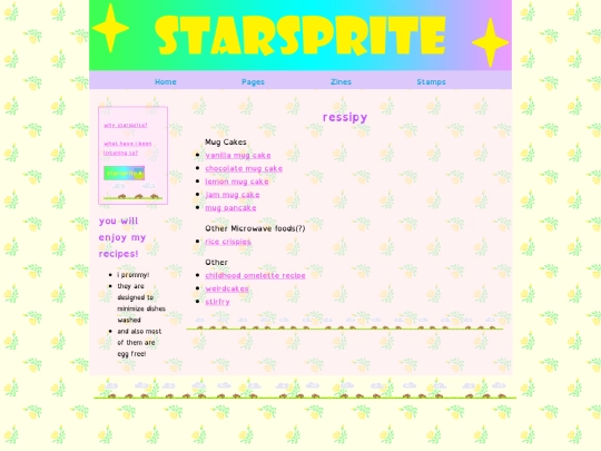 recipes screenshot