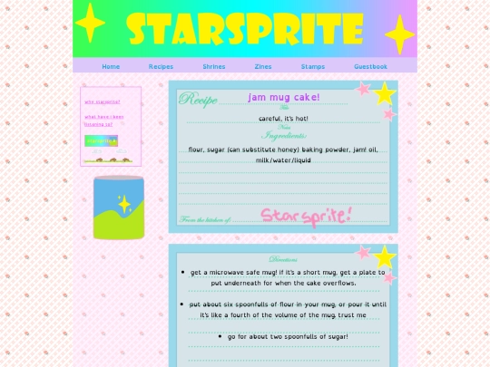 recipes/jammugcake screenshot