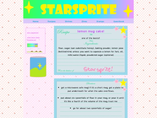 recipes/lemonmugcake screenshot