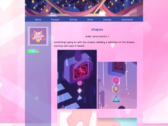 shrines/Bee and Puppycat/shapes screenshot
