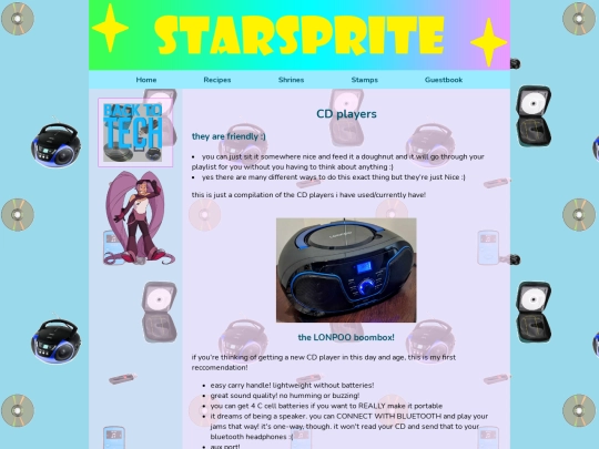 shrines/physical media/CDplayers screenshot