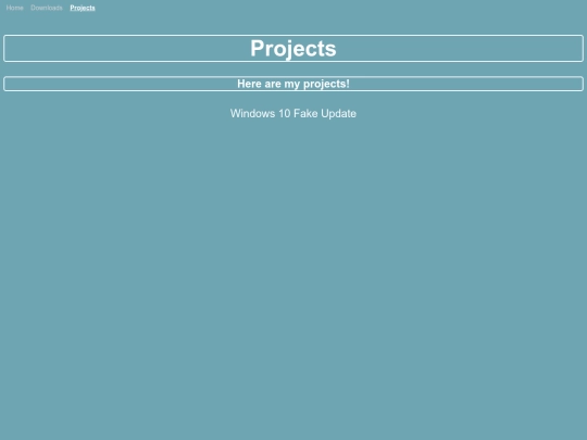 projects screenshot