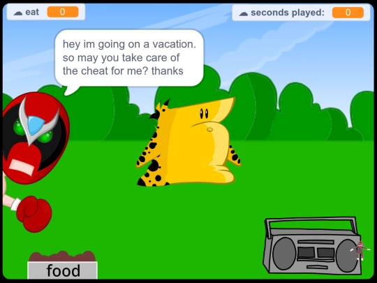 babysit the cheat! DEMO (a homestar runner fangame) screenshot