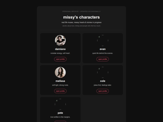 index screenshot