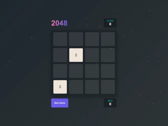 2048 screenshot