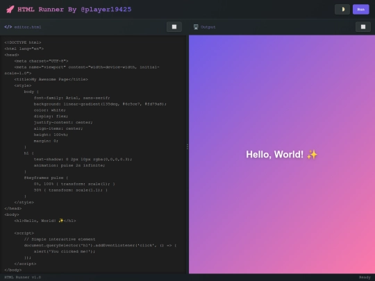 runner screenshot