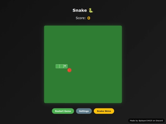 snake screenshot