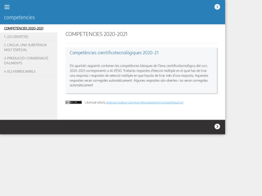 competencies screenshot