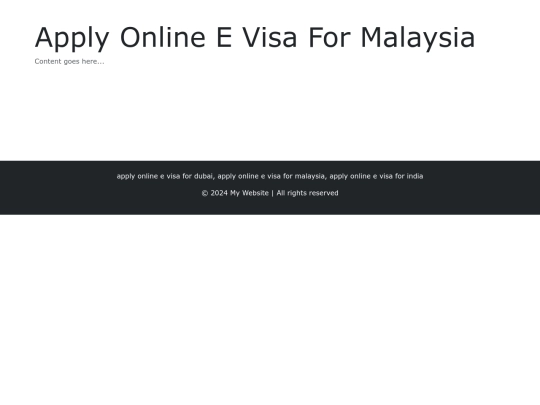 apply-online-e-visa-for-malaysia screenshot
