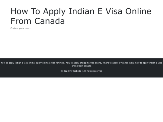 how-to-apply-indian-e-visa-online-from-canada screenshot