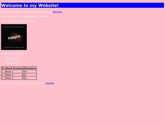 index screenshot