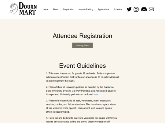 Registration screenshot