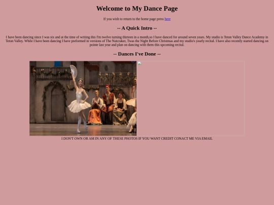 Dance screenshot