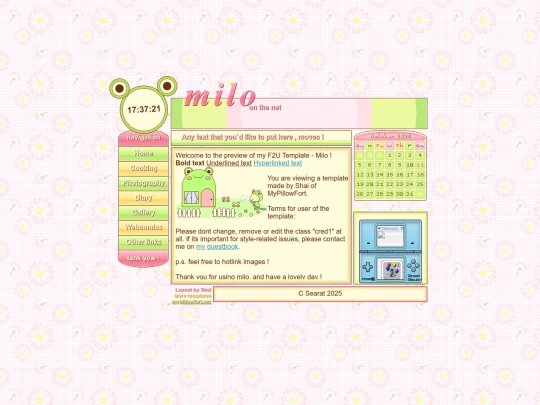 index screenshot