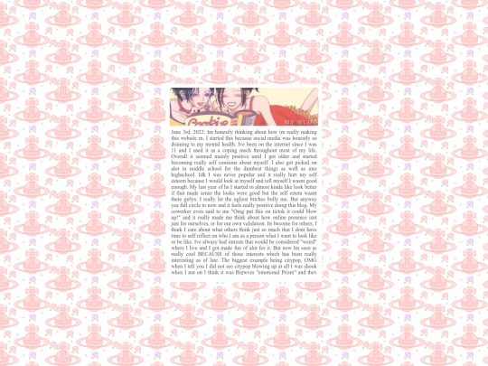 blog screenshot